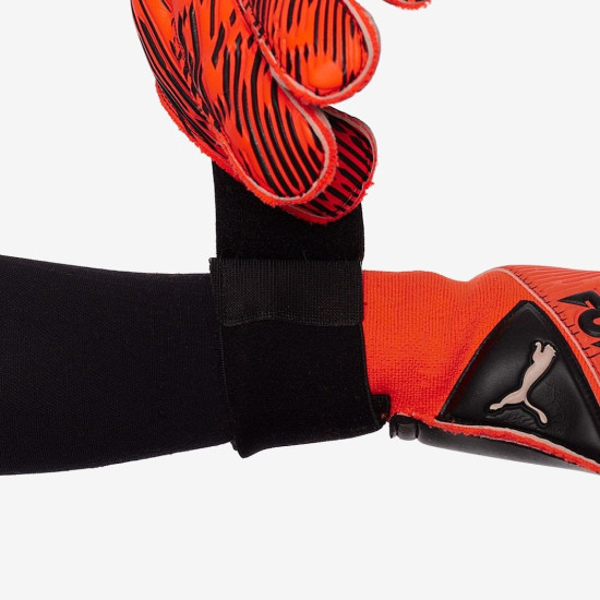 Sarung Tangan Kiper Puma Future Grip 5.2 SGC Shocking Orange Black White 04166404