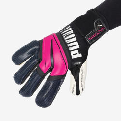 Sarung Tangan Kiper Puma Ultra Grip 1 Hybrid Pro Luminous Pink Black 04169602