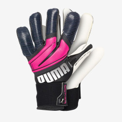 Sarung Tangan Kiper Puma Ultra Grip 1 Hybrid Pro Luminous Pink Black 04169602