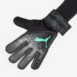 Sarung Tangan Kiper Puma Ultra Grip 4 RC Puma Black Elektro Aqua 04181703