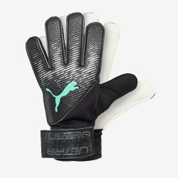 Sarung Tangan Kiper Puma Ultra Grip 4 RC Puma Black Elektro Aqua 04181703