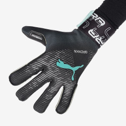 Sarung Tangan Kiper Puma Ultra Grip Hybrid Puma Black Elektro Aqua 04182703