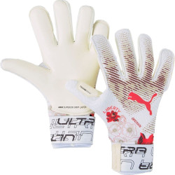 Sarung Tangan Kiper Puma x Liberty Ultra Grip 1 Hybrid White Sun Kiss 04183701