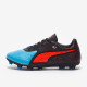 Sepatu Bola Puma One 19.2 CC FG Black Blue Red 105485-01