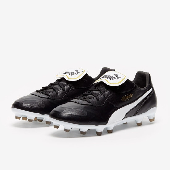 Sepatu Bola Puma King Top FG Puma Black Puma White 10560701