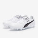 Sepatu Bola Puma King Top FG White Black 10560702 Sepatu Bola Puma King Top FG White Black 10560702