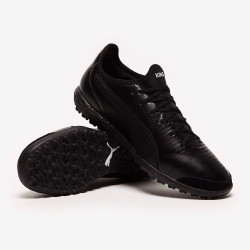 Sepatu Futsal Puma King Pro TF Black White 10566801