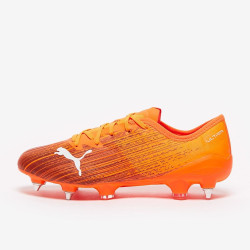 Sepatu Bola Puma Ultra 2.1 Mix SG Shocking Orange Black 10607901