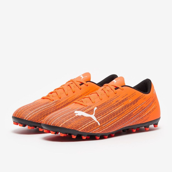 Sepatu Bola Puma Ultra 4.1 MG Orange Black 10609401