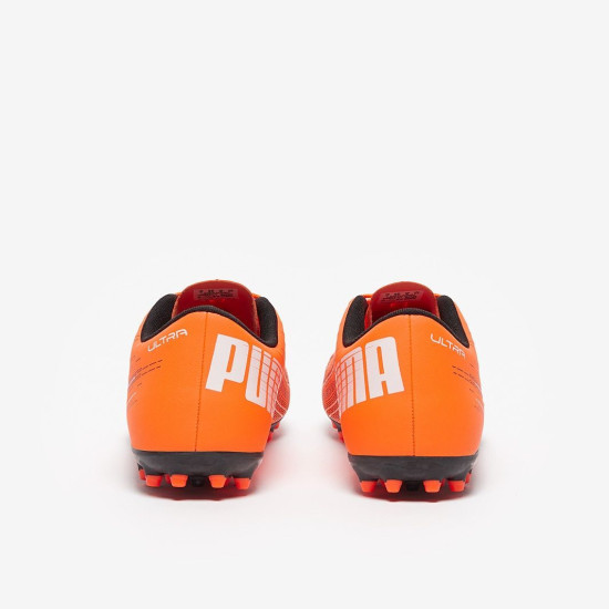 Sepatu Bola Puma Ultra 4.1 MG Orange Black 10609401