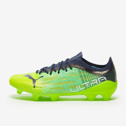 Sepatu Bola Puma Ultra 1.3 FG/AG Green Glare Elektro Aqua Spelbound 10647704