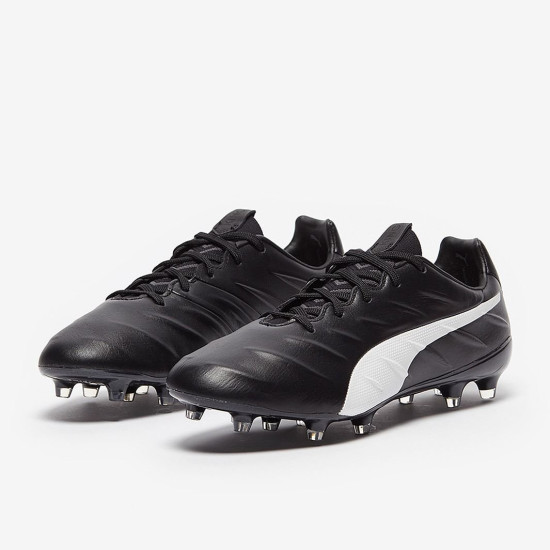 Sepatu Bola Puma King Platinum 21 FG/AG Puma Black Puma White 10647801