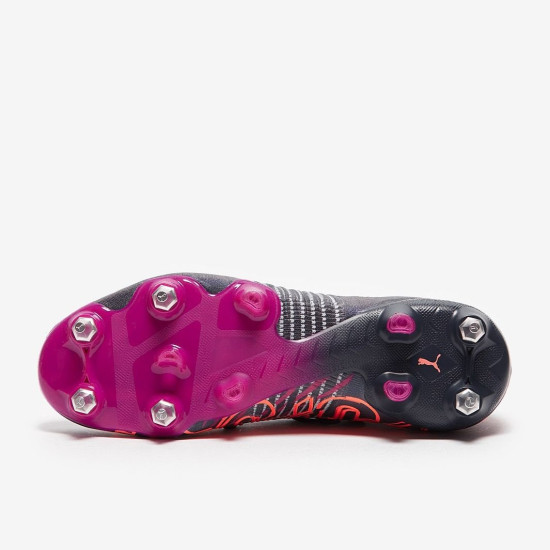 Sepatu Bola Puma Future Z 1.2 MxSG Parisian Night Neon Citrus Festival Fuchsia 10647904