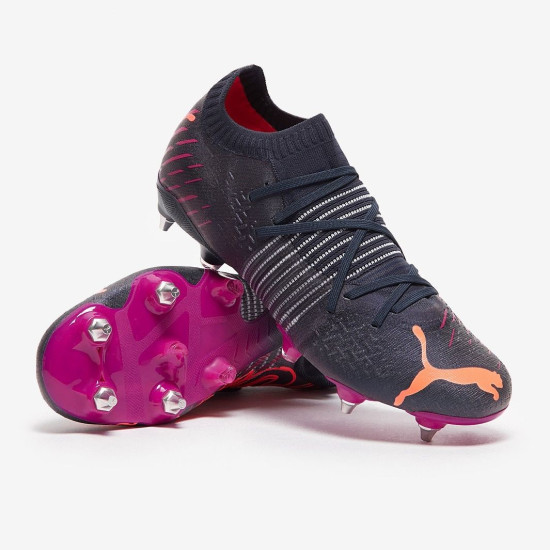 Sepatu Bola Puma Future Z 1.2 MxSG Parisian Night Neon Citrus Festival Fuchsia 10647904