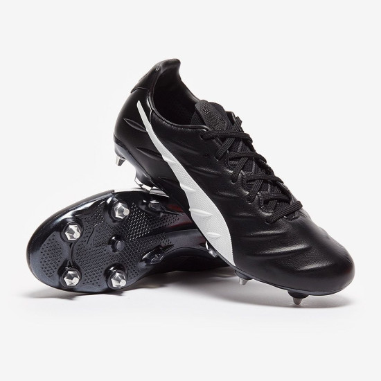 Sepatu Bola Puma King Platinum 21 SG Puma Black Puma White 10654501