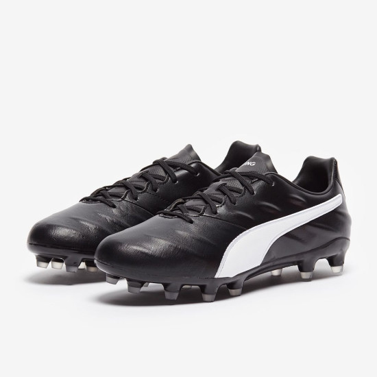 Sepatu Bola Puma King Pro 21 FG Puma Black Puma White 10654901