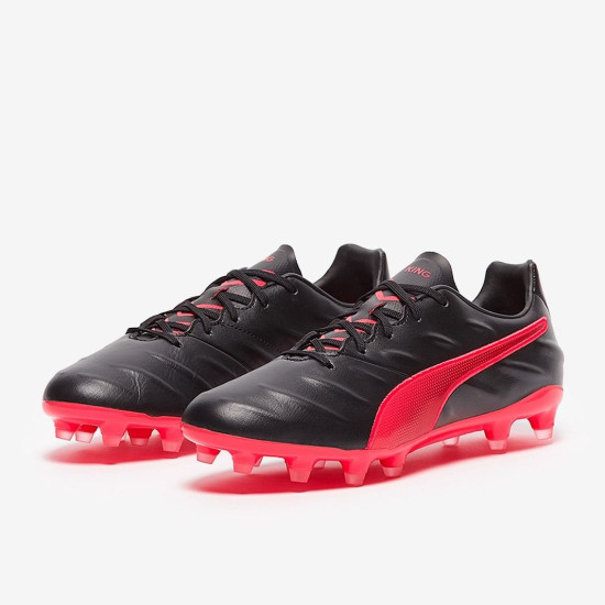 Sepatu Bola Puma King Pro 21 FG Puma Black Sunblaze 10654902