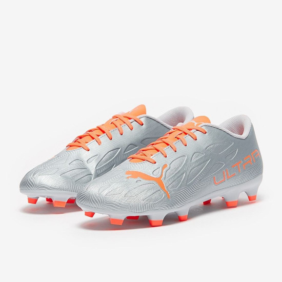 Sepatu Bola Puma Ultra 4.4 FG/AG Diamond Silver Neon Citrus 10670001 Sepatu Bola Puma Ultra 4.4 FG/AG Diamond Silver Neon Citrus 10670001