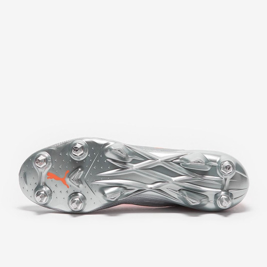 Sepatu Bola Puma Ultra 1.4 MxSG Diamond Silver Neon Citrus 10671801