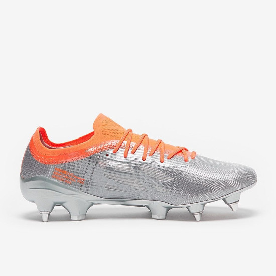 Sepatu Bola Puma Ultra 1.4 MxSG Diamond Silver Neon Citrus 10671801