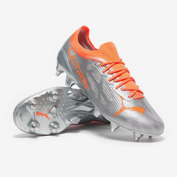 Sepatu Bola Puma Ultra 1.4 MxSG Diamond Silver Neon Citrus 10671801