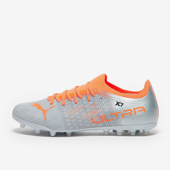 Sepatu Bola Puma Ultra 3.4 MG Diamond Silver Neon Citrus 10672901