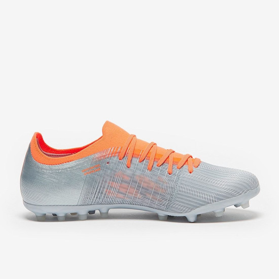 Sepatu Bola Puma Ultra 3.4 MG Diamond Silver Neon Citrus 10672901