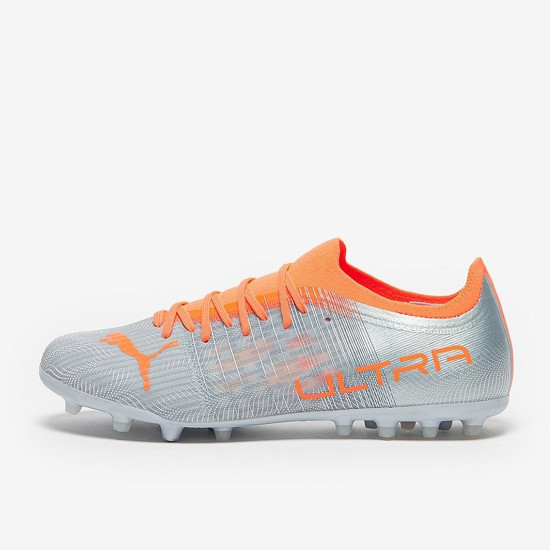 Sepatu Bola Puma Ultra 3.4 MG Diamond Silver Neon Citrus 10672901