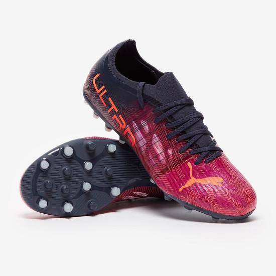 Sepatu Bola Puma Ultra 3.4 MG Festival Fuchsia Neon Citrus Parisian Night 10672903