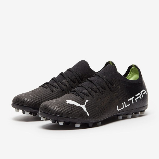 Sepatu Bola Puma Ultra 3.4 MG Puma Black Puma White Fizzy Light 10672905