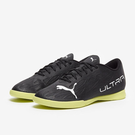 Sepatu Futsal Puma Ultra 4.4 IT Puma Black Puma White Fizzy Light 10673604