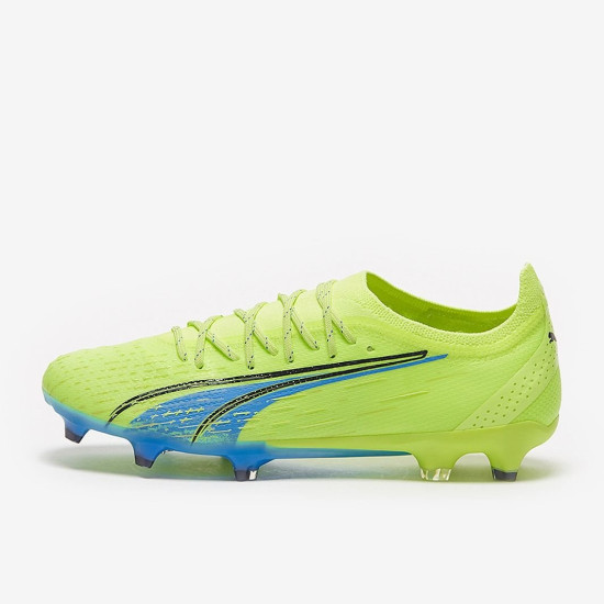 Sepatu Bola Puma Ultra Ultimate FG/AG Fizzy Light Parisian Night Blue Glimmer 10686801