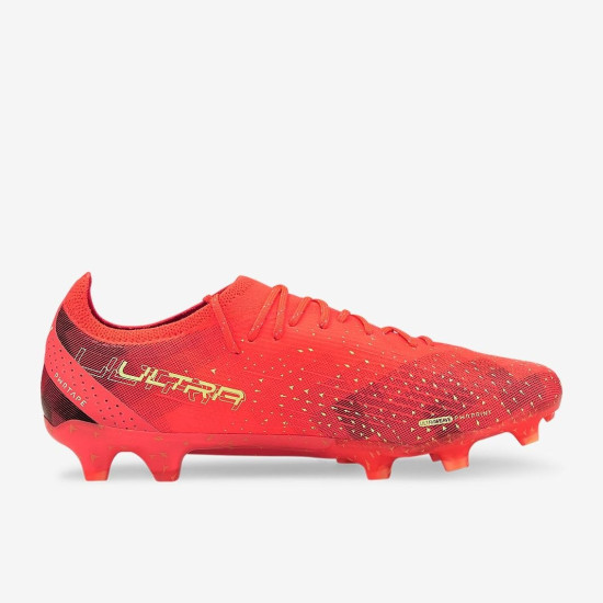 Sepatu Bola Puma Ultra Ultimate FG/AG Fiery Coral Fizzy Light Puma Black 10686803