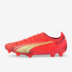 Sepatu Bola Puma Ultra Ultimate FG/AG Fiery Coral Fizzy Light Puma Black 10686803