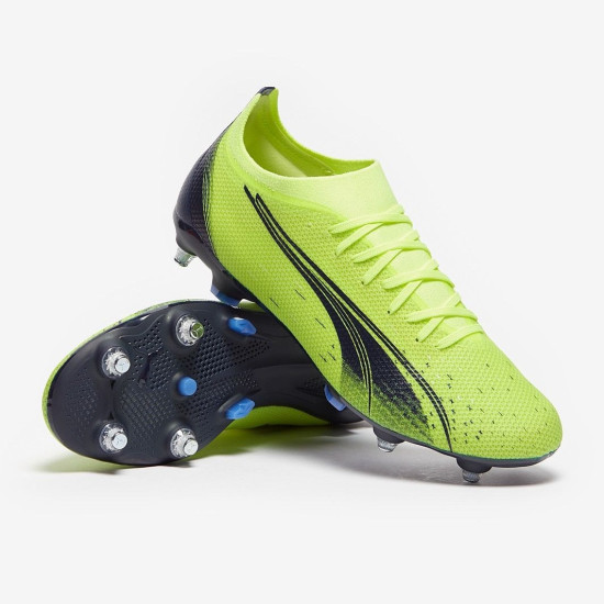 Sepatu Bola Puma Ultra Match MX SG Fizzy Light Parisian Night Blue Glimmer 10689901