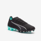 Sepatu Bola Puma Ultra Match FG/AG Puma Black Puma White Elektro Aqua 10690002