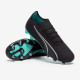 Sepatu Bola Puma Ultra Match FG/AG Puma Black Puma White Elektro Aqua 10690002