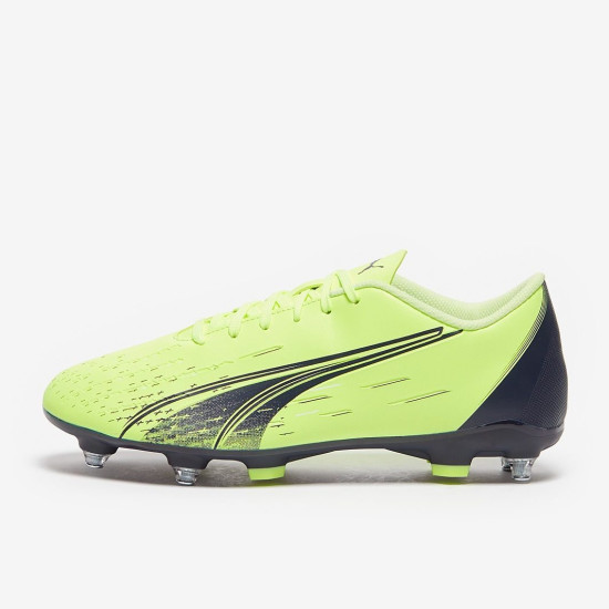 Sepatu Bola Puma Ultra Play MX SG Fizzy Light Parisian Night Blue Glimmer 10690601