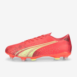 Sepatu Bola Puma Ultra Play MX SG Fiery Coral Fizzy Light Puma Black 10690603