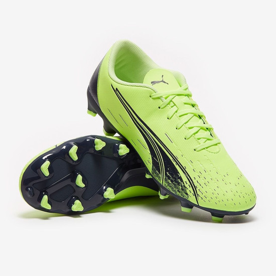 Sepatu Bola Puma Ultra Play FG/AG Fizzy Light Parisian Night Blue Glimmer 10690701