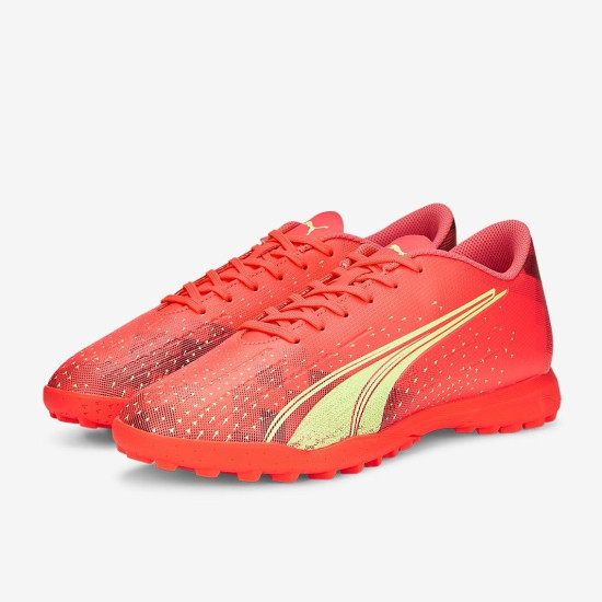 Sepatu Futsal Puma Ultra Play TT Fiery Coral Fizzy Light Puma Black 10690903