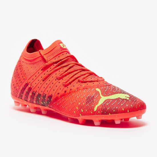 Sepatu Bola Puma Future Z 1.4 MG Fiery Coral Fizzy Light Puma Black 10699103