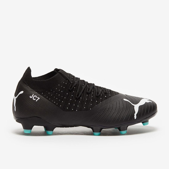 Sepatu Bola Puma Future Z 3.4 FG/AG Puma Black Quarry Elektro Aqua 10699902