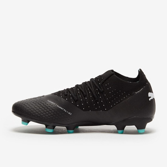 Sepatu Bola Puma Future Z 3.4 FG/AG Puma Black Quarry Elektro Aqua 10699902