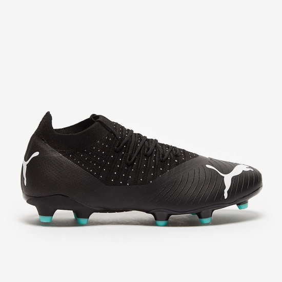 Sepatu Bola Puma Future Z 3.4 FG/AG Puma Black Quarry Elektro Aqua 10699902