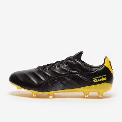 Sepatu Bola Puma King Platinum Porsche Turbo FG/AG Puma Black Chrome Yellow 10702801