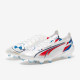 Sepatu Bola Puma Ultra SL Speed Edition FG Puma White Fiery Red Strong Blue 10703101