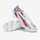 Sepatu Bola Puma Ultra SL Speed Edition FG Puma White Fiery Red Strong Blue 10703101