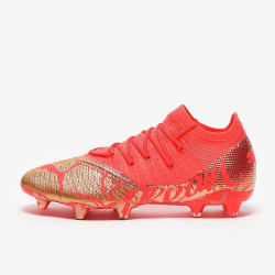 Sepatu Bola Puma Future Z 1.4 Neymar Jr FG/AG Fiery Coral Gold 10710401