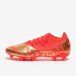 Sepatu Bola Puma Future Z 2.4 Neymar Jr FG/AG Fiery Coral Gold 10710501